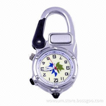 Keychain watch, metal material, passed RoHS and CE
